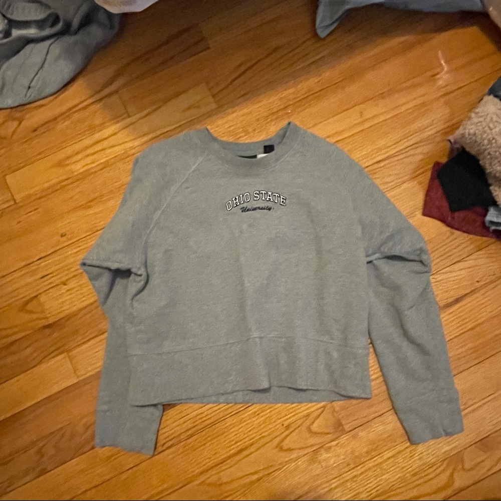 Gray Ohio State sweatshirt